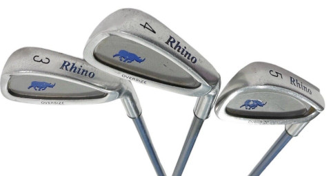 Long irons — 3, 4 and 5 irons