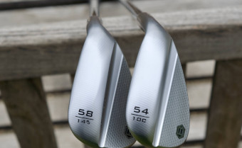 A full set of golf wedges — pitching, gap, sand and lob