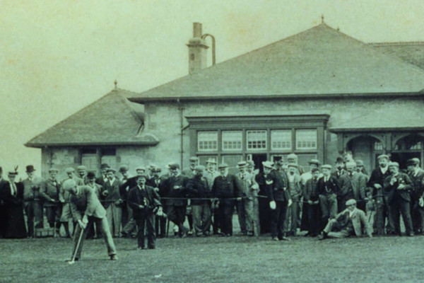 Muirfield golf links in East Lothian, Scotland