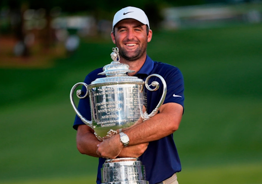 The Wanamaker Trophy, awarded to the PGA Championship winner