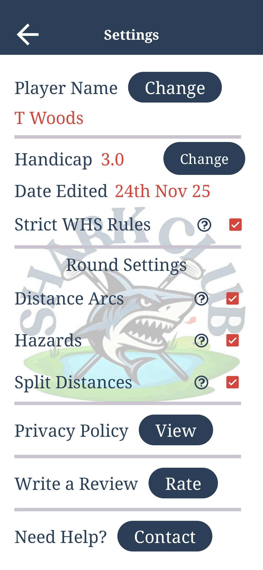 Phone screenshot 7 – settings