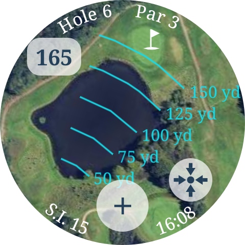 Watch screenshot 4 – distance arcs